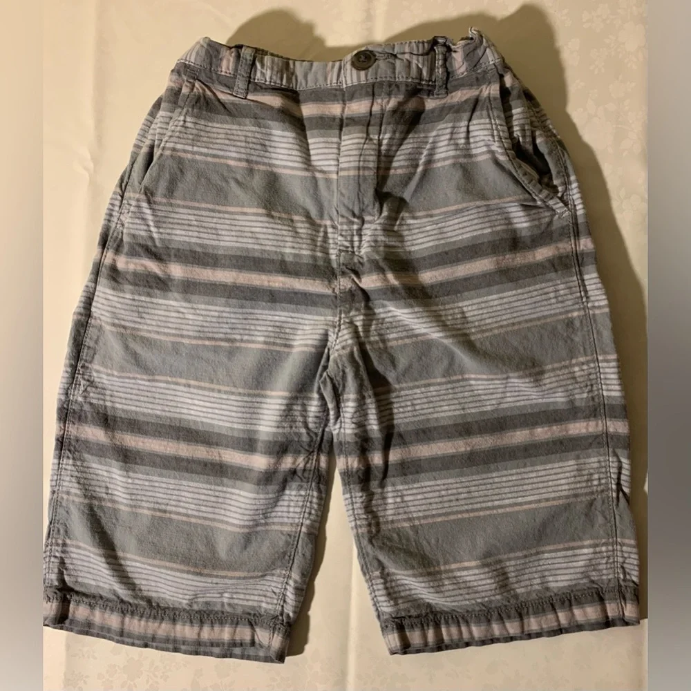 NWOT/EUC Bundle: Steve's Jeans Black Cargo Jeans; Place Striped Bermuda Shorts